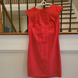 Red work/party dress